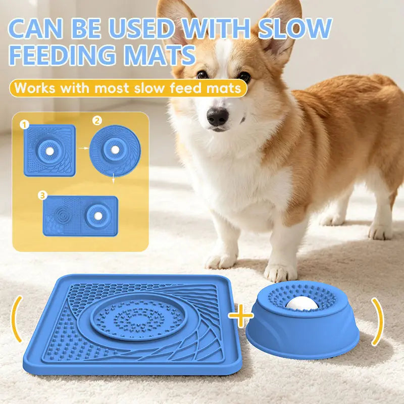 Silicone Pet Lick Mat Slow Feeder