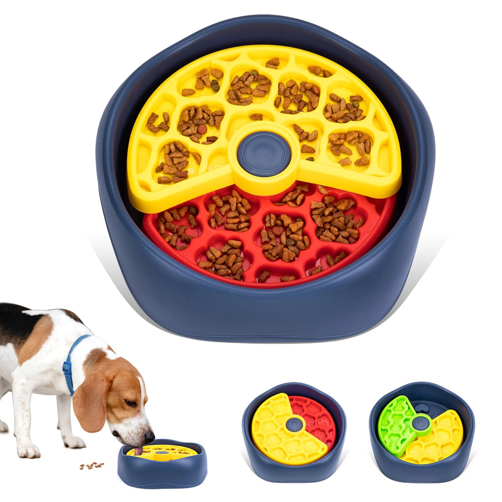 3-Layer Rotating Puzzle Pet Feeder