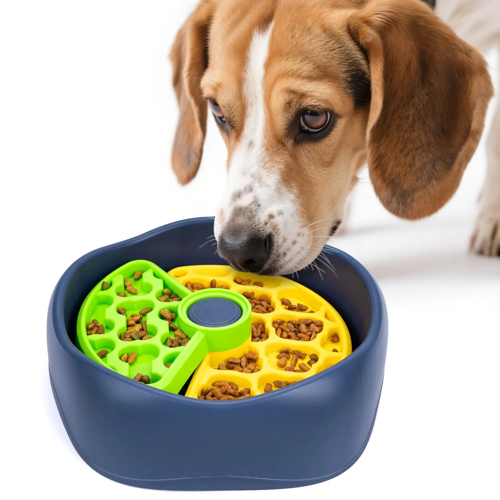 3-Layer Rotating Puzzle Pet Feeder
