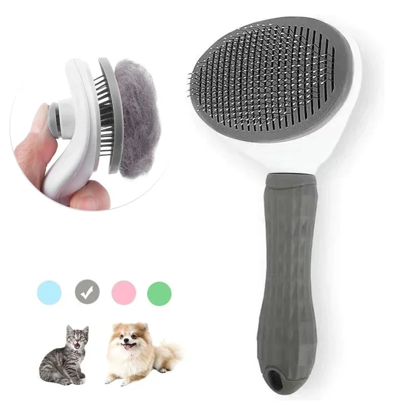Stainless Steel Hair Remover Brush for Dogs and Cats Cats Pet Products Dog Grooming Equipment Cat Accessories Things Supplies