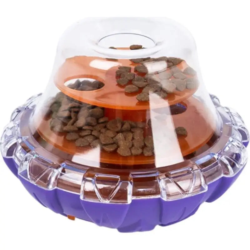 Pet Dog Fun Bowl Feeding Toys Dog Cat Shaking Leakage Food Ball Food Dispenser Tumbler Feeder Dog Leakage Toy Bowl 1pcs 2026 New
