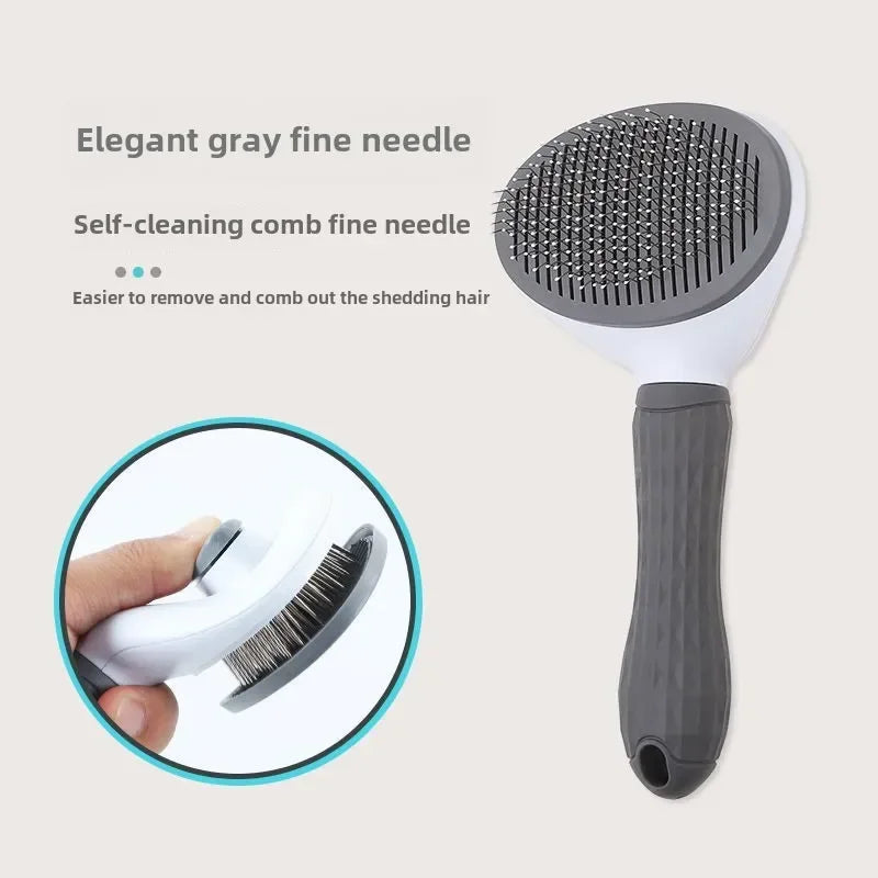 Stainless Steel Hair Remover Brush for Dogs and Cats Cats Pet Products Dog Grooming Equipment Cat Accessories Things Supplies