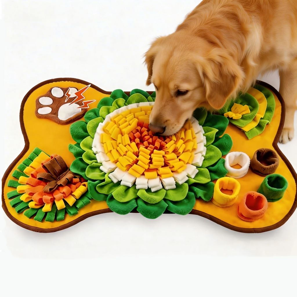 Interactive Dog Snuffle Mat – Slow Feeding & Treat Mat