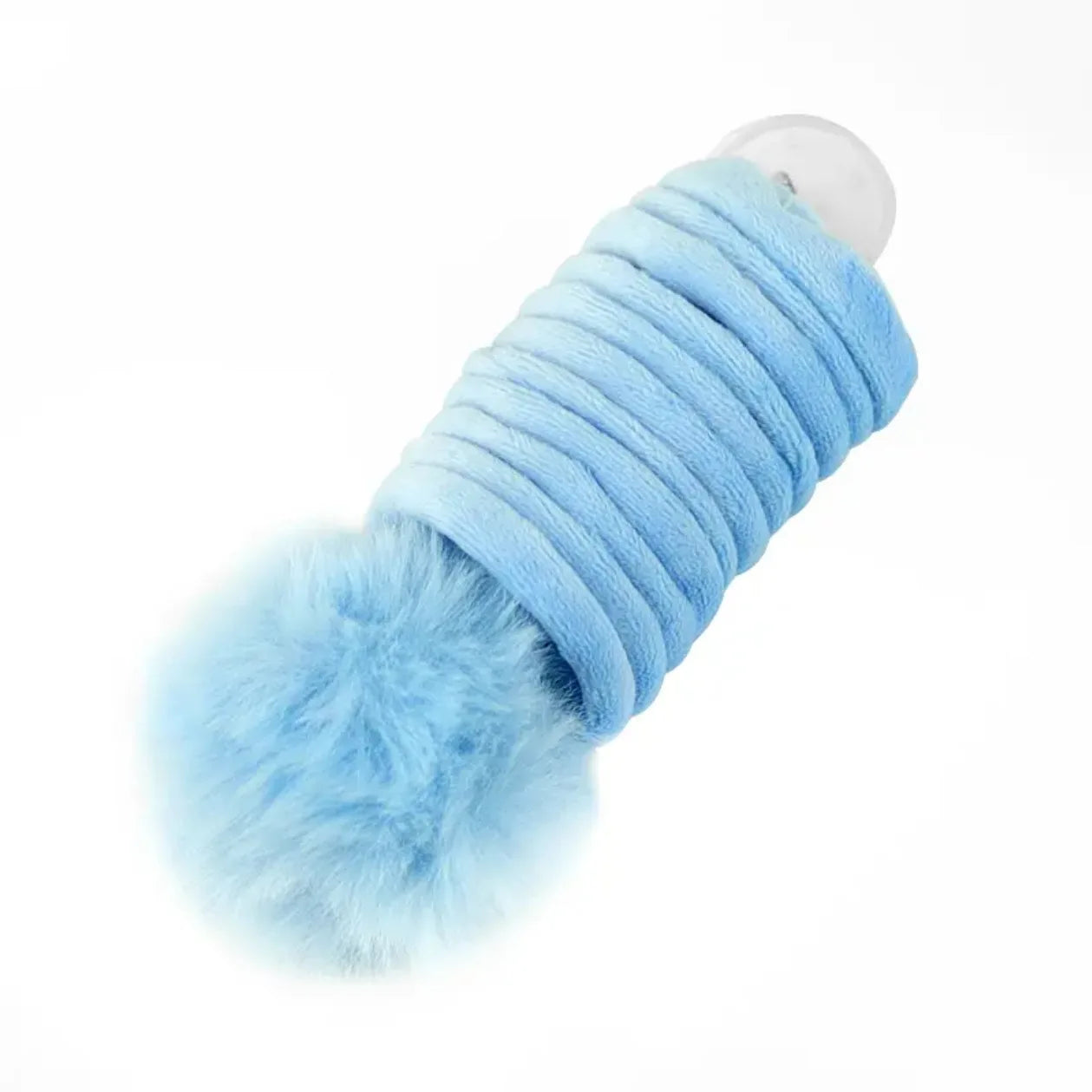Interactive Suction Cup Cat Toy – Bunny Fur Teaser