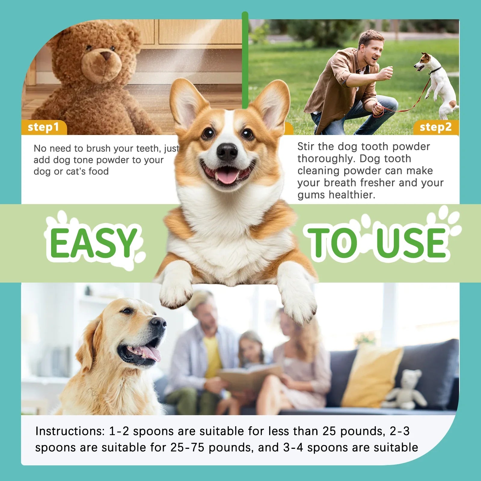 Pet Dental Cleaning Powder