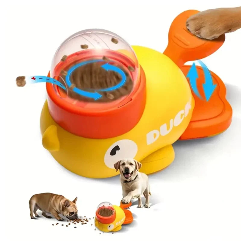 Little Yellow Duck Interactive Treat Dispenser Toy