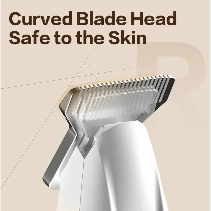 Professional Low Noise Cordless Pet Grooming Clippers LED LCD 18mm Wide Blade Pet Hair Trimmer for Paw Face Body Trimming