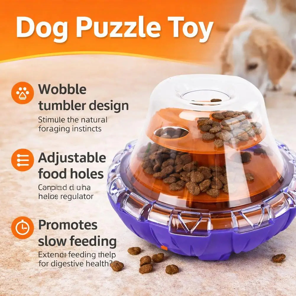 Pet Dog Fun Bowl Feeding Toys Dog Cat Shaking Leakage Food Ball Food Dispenser Tumbler Feeder Dog Leakage Toy Bowl 1pcs 2026 New