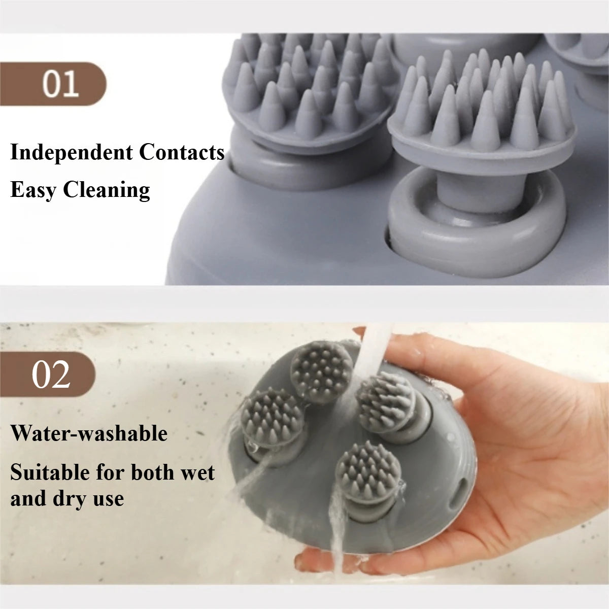 Electric Pet Massager & Scalp Brush