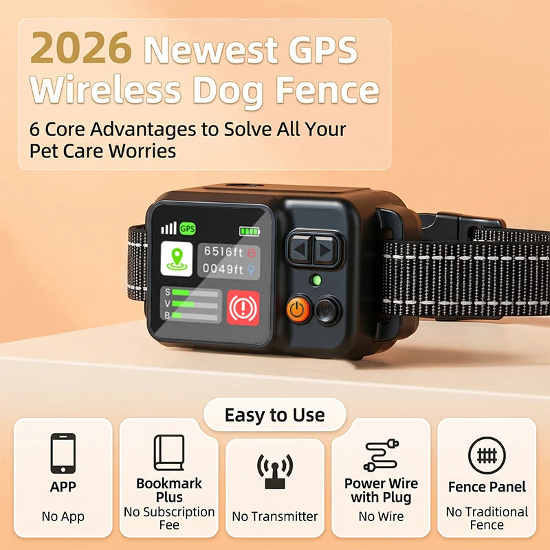 GPS Wireless Dog Electronic Fence System