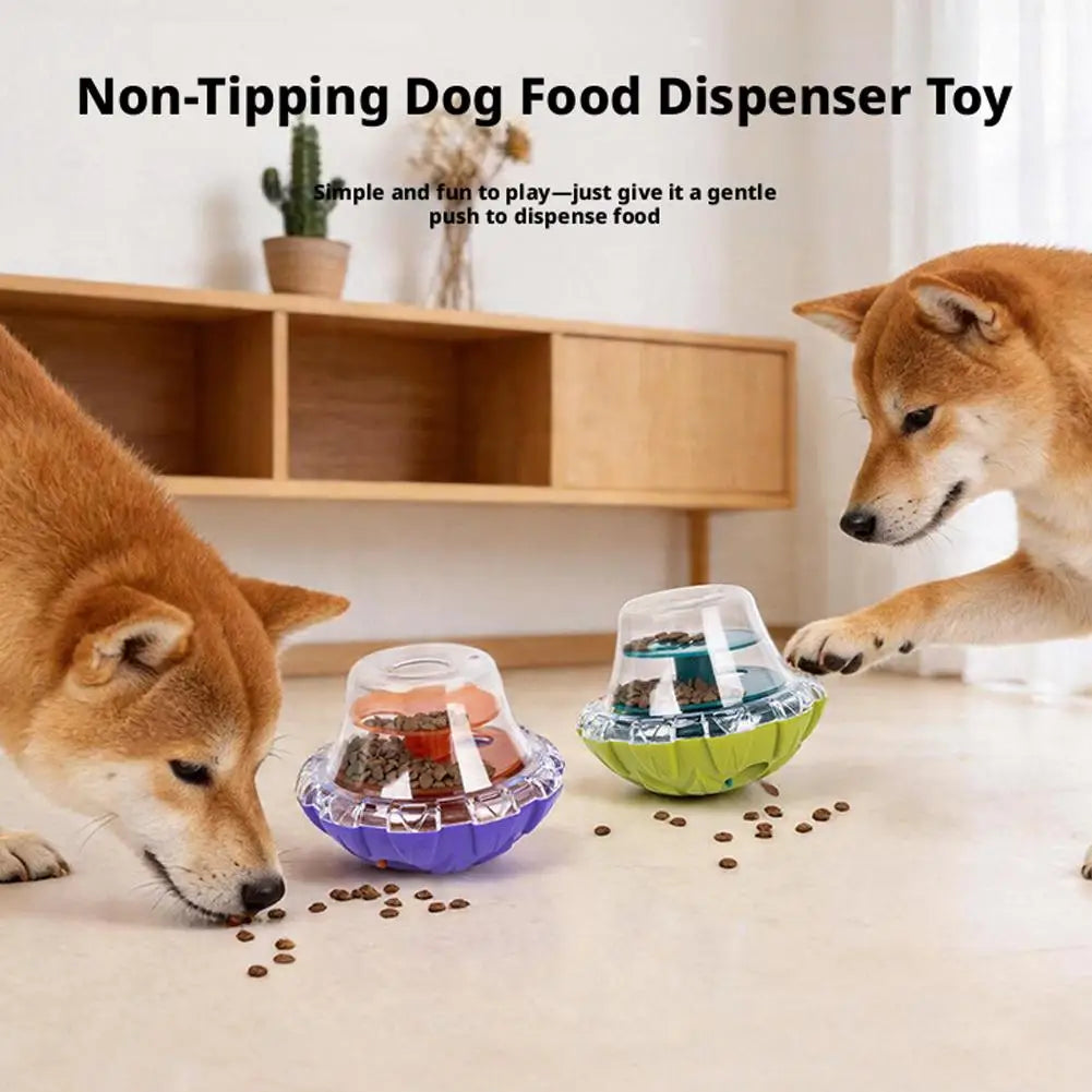 Pet Dog Fun Bowl Feeding Toys Dog Cat Shaking Leakage Food Ball Food Dispenser Tumbler Feeder Dog Leakage Toy Bowl 1pcs 2026 New