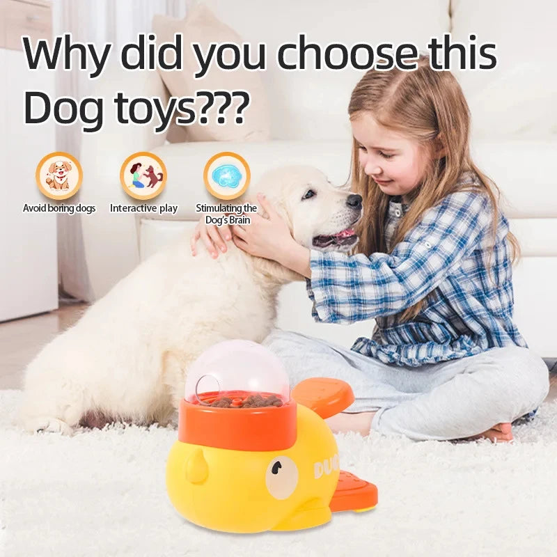 Little Yellow Duck Interactive Treat Dispenser Toy