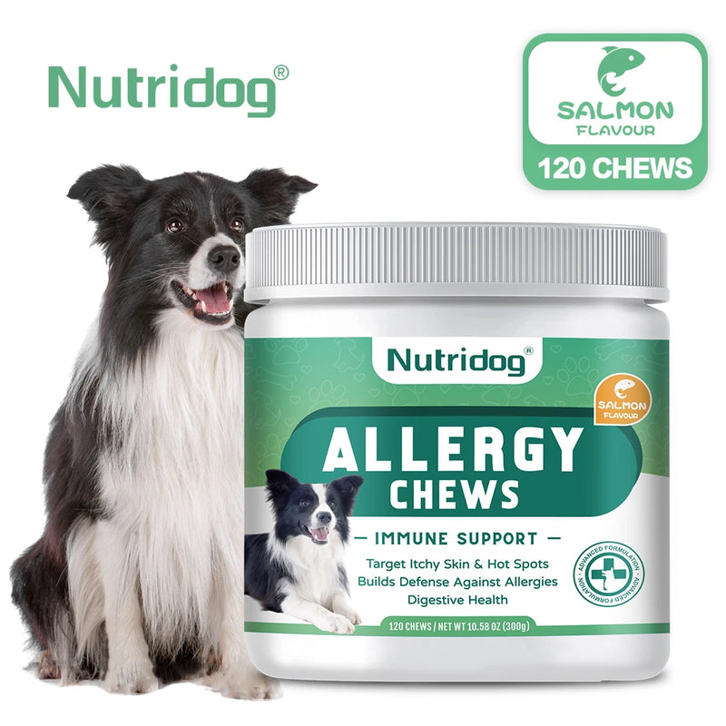 🏆 NUTRIDOG Dog Anti-Allergy Chews
