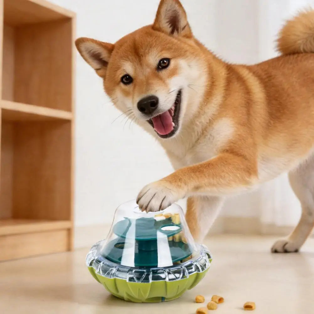 Pet Dog Fun Bowl Feeding Toys Dog Cat Shaking Leakage Food Ball Food Dispenser Tumbler Feeder Dog Leakage Toy Bowl 1pcs 2026 New