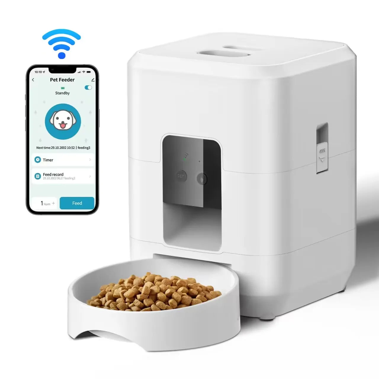 Smart Automatic Pet Feeder – Timed & Portion Control