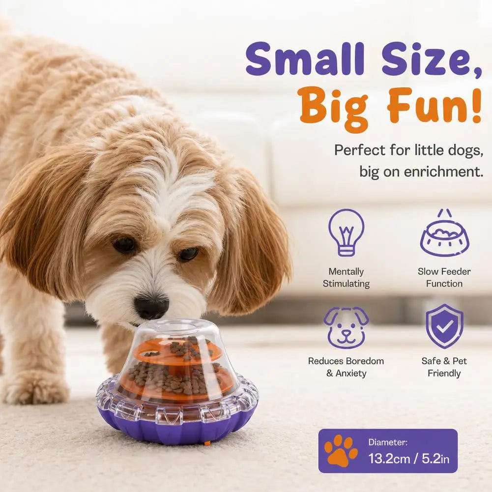 Pet Dog Fun Bowl Feeding Toys Dog Cat Shaking Leakage Food Ball Food Dispenser Tumbler Feeder Dog Leakage Toy Bowl 1pcs 2026 New