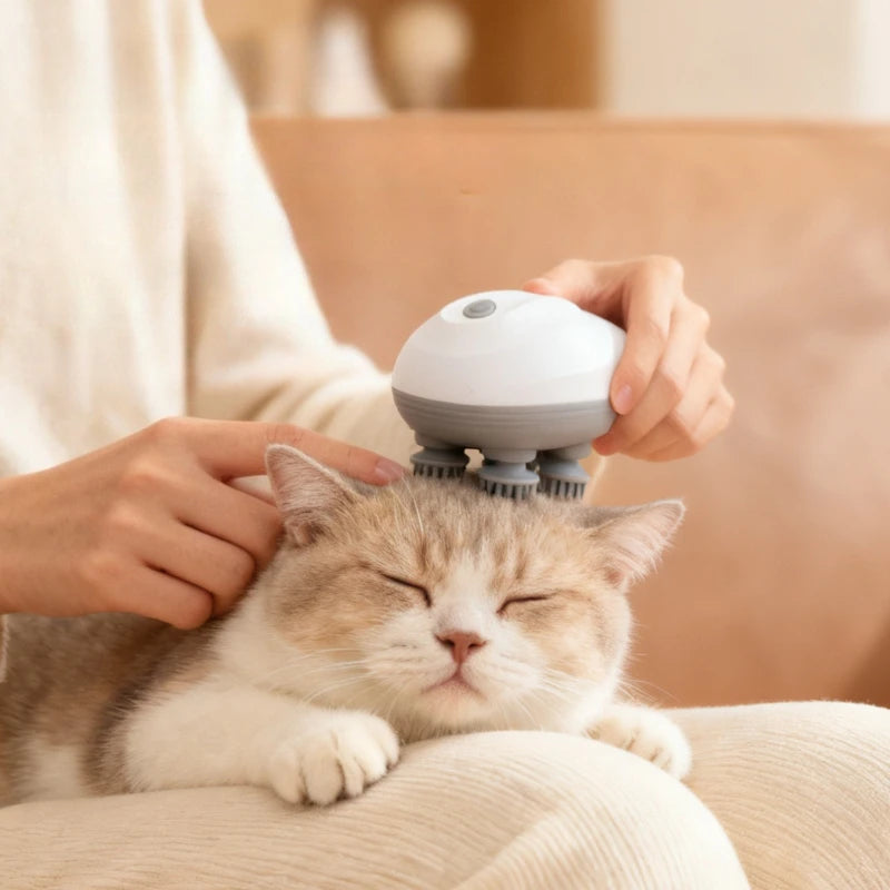 Electric Pet Massager & Scalp Brush