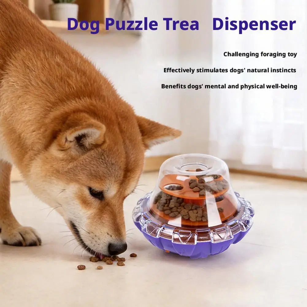 Pet Dog Fun Bowl Feeding Toys Dog Cat Shaking Leakage Food Ball Food Dispenser Tumbler Feeder Dog Leakage Toy Bowl 1pcs 2026 New