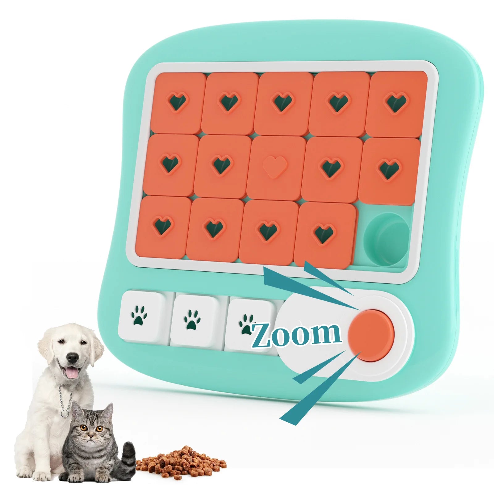 Interactive Slow Feeder Dog Puzzle Bowl