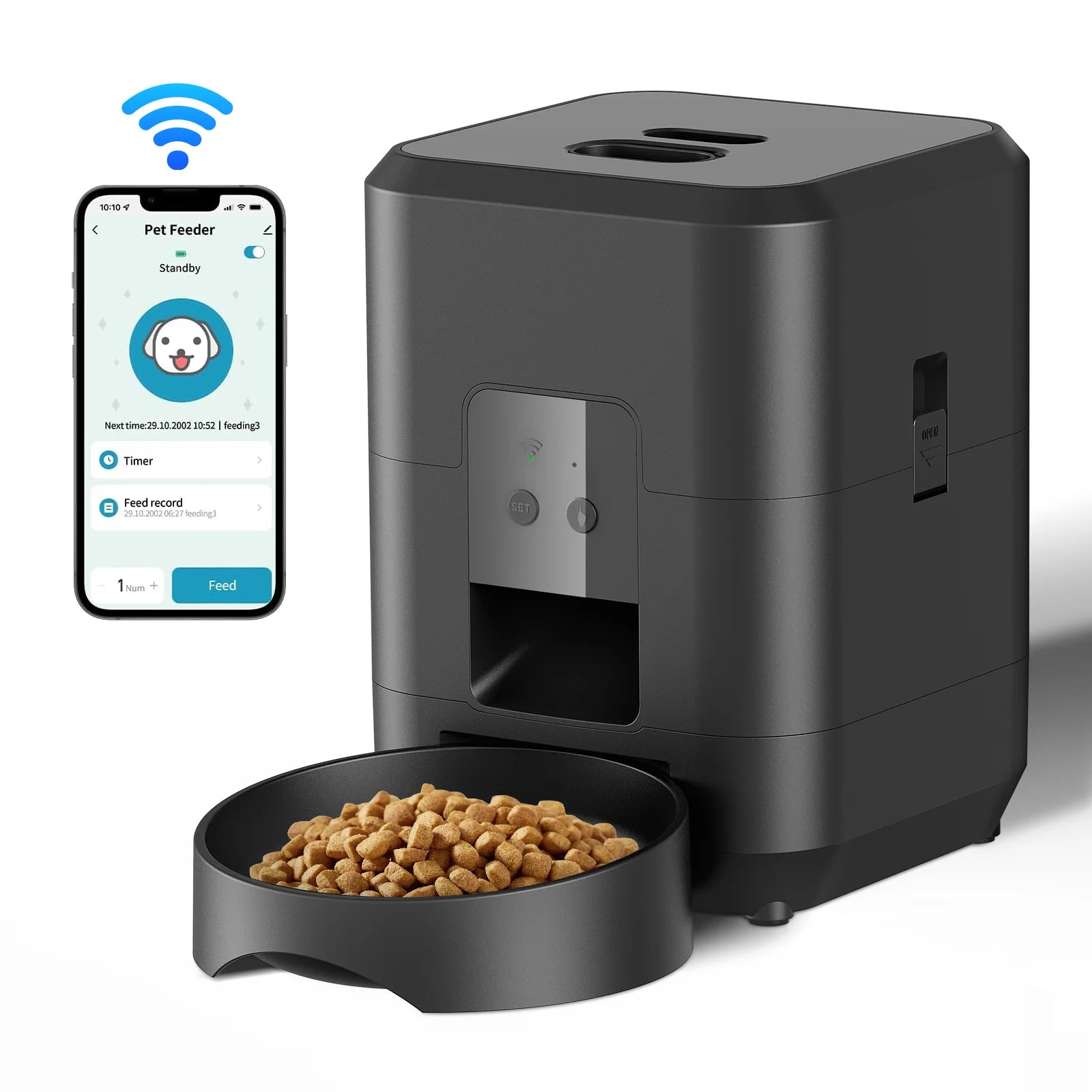 Smart Automatic Pet Feeder – Timed & Portion Control