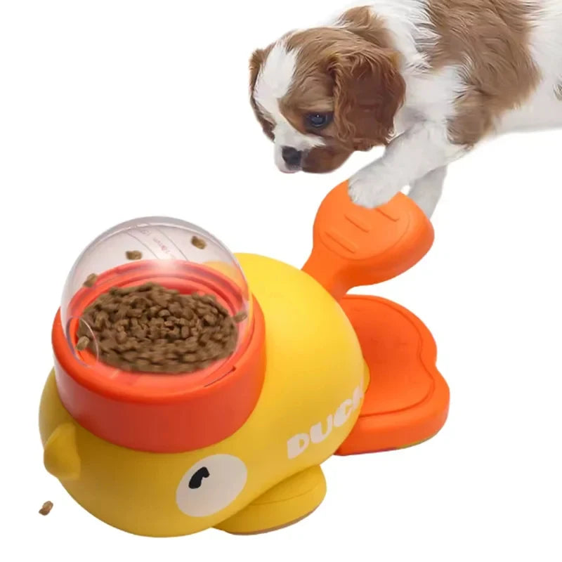 Little Yellow Duck Interactive Treat Dispenser Toy