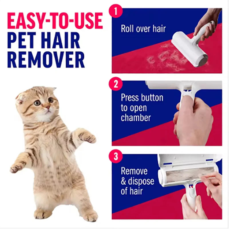 Reusable Pet Hair Remover Roller Set
