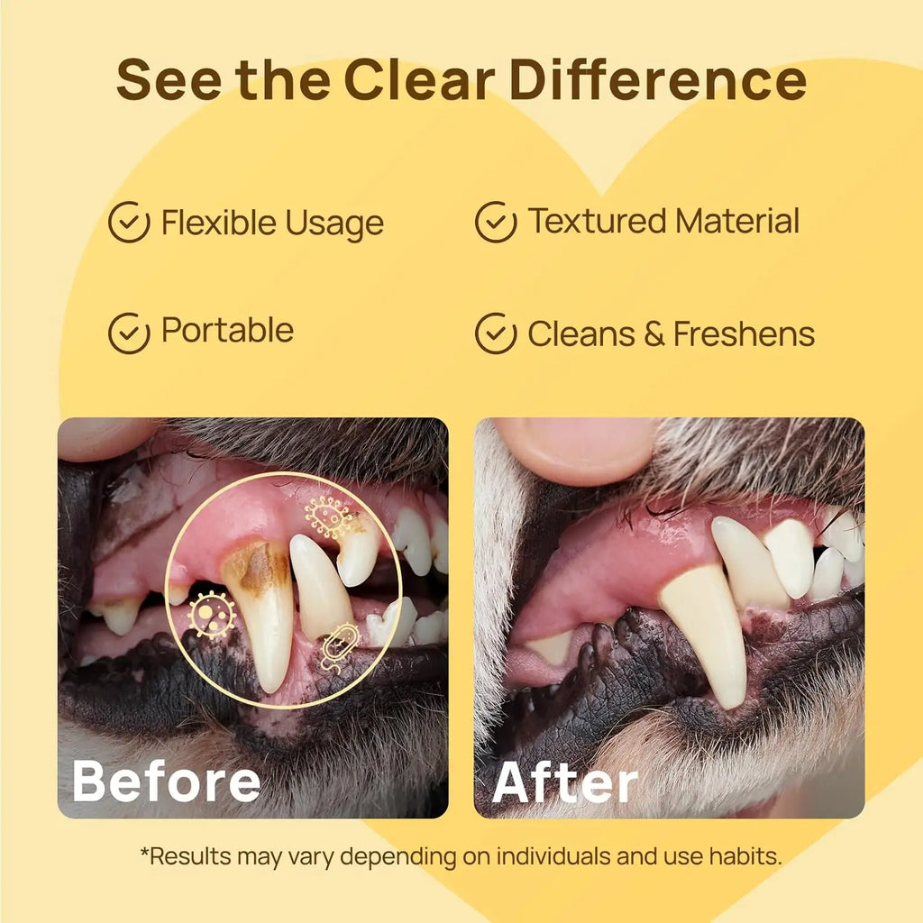 Fresh Breath Dental Wipes for Pets