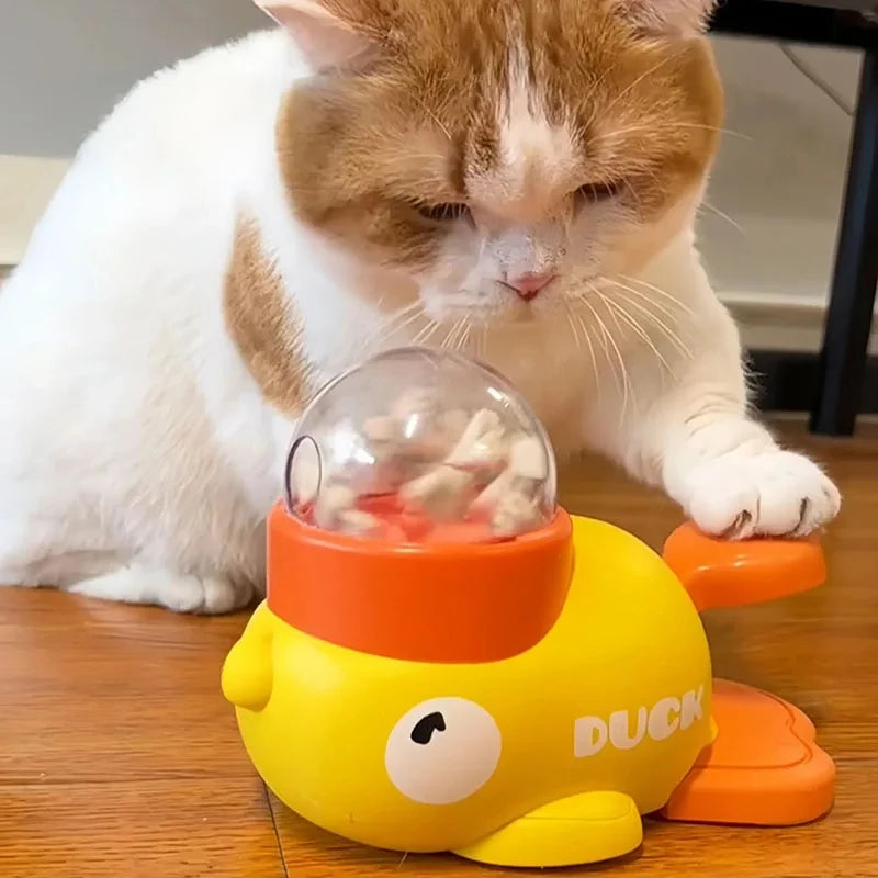 Little Yellow Duck Interactive Treat Dispenser Toy
