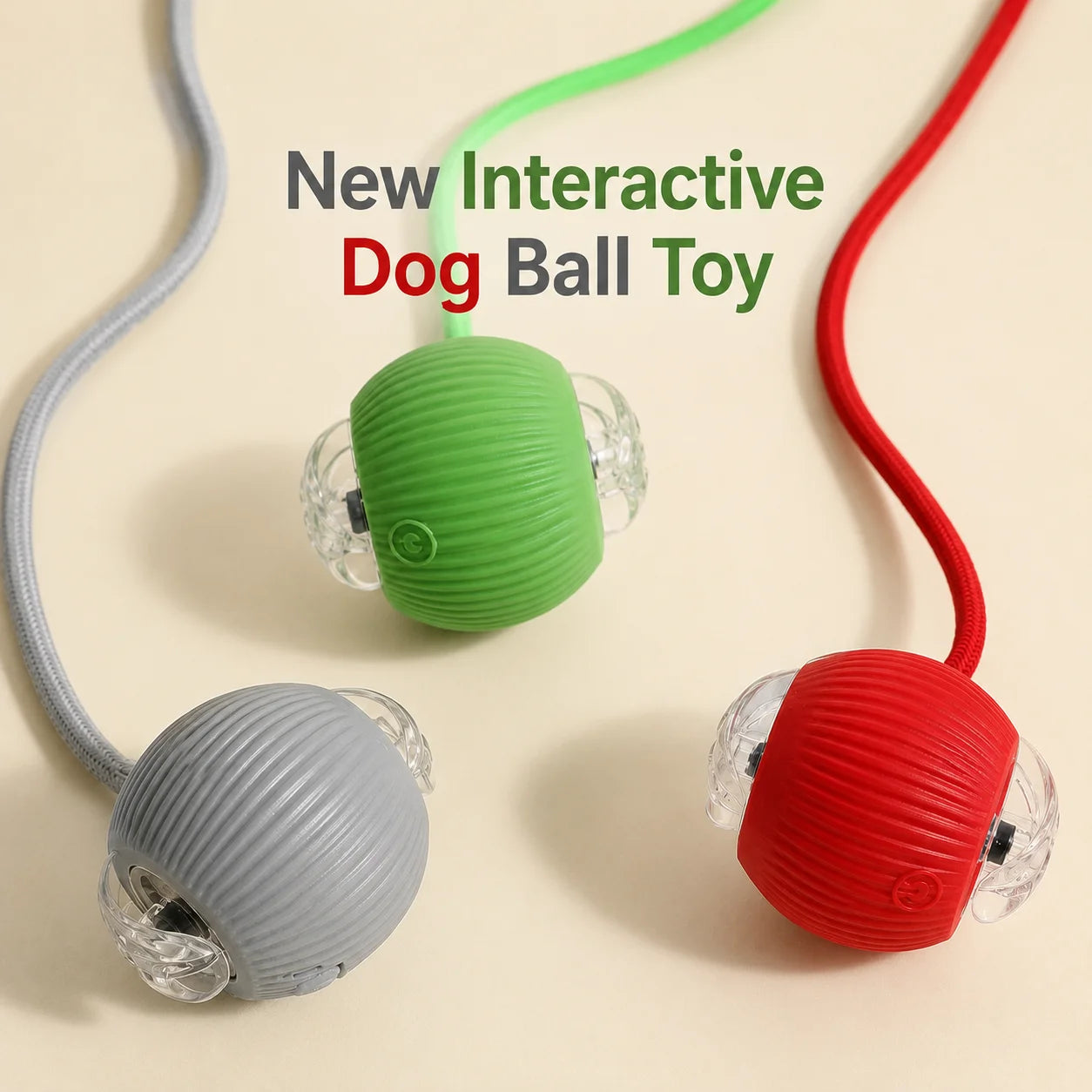 Smart Automatic Rolling Dog Ball – Rechargeable Interactive Toy