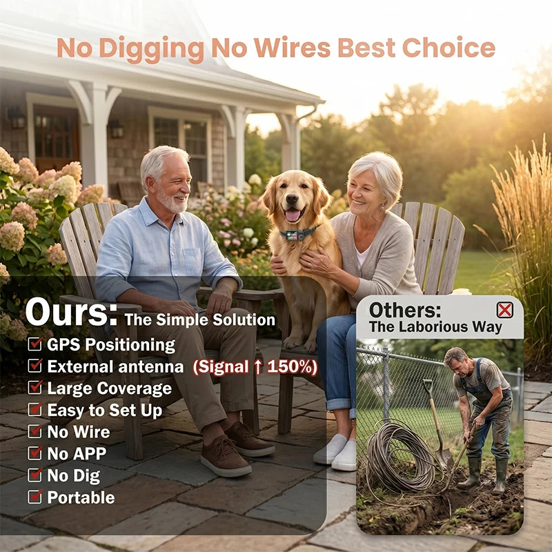 GPS Wireless Dog Electronic Fence System