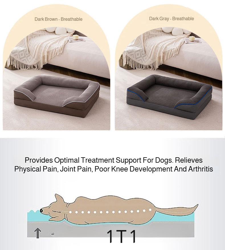 Winter Pet Dog Bed Sofa Deep Sleep Memory Foam Dog Bed Small Medium Large Square Thickened Warm Mat Kennel Dog Products